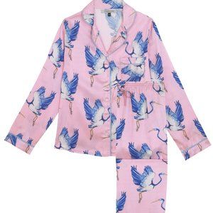 Their Nibs Heron Satin Pajama Set